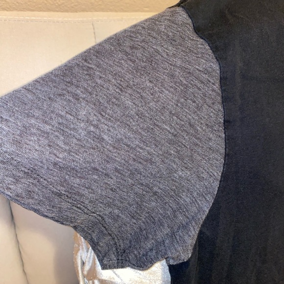 MENS KR3W T-SHIRT (BLACK/GREY) - Picture 3 of 5